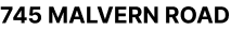 745 Malvern Road